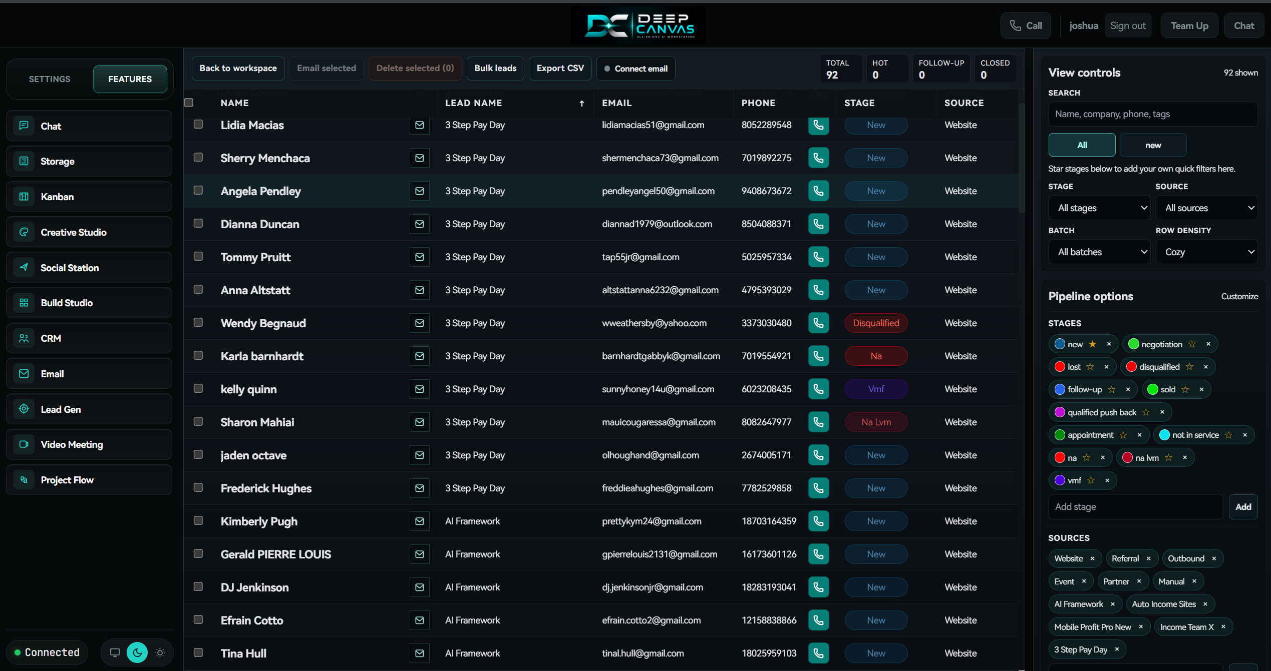CRM power dialer