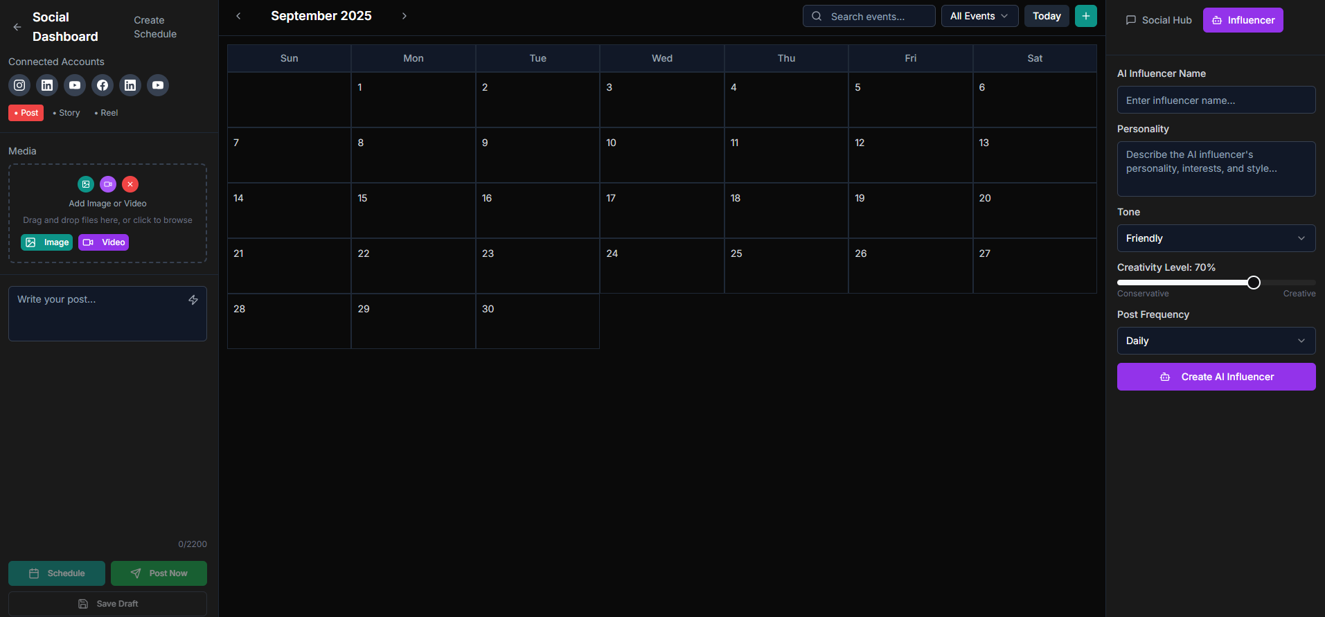 Social Media Management - Automated Engagement