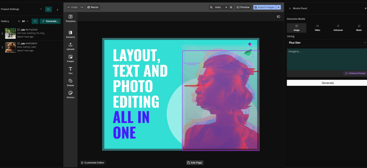 Creative Studio - Content Creation Hub